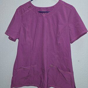 Cherokee Infinity split round neck scrub top